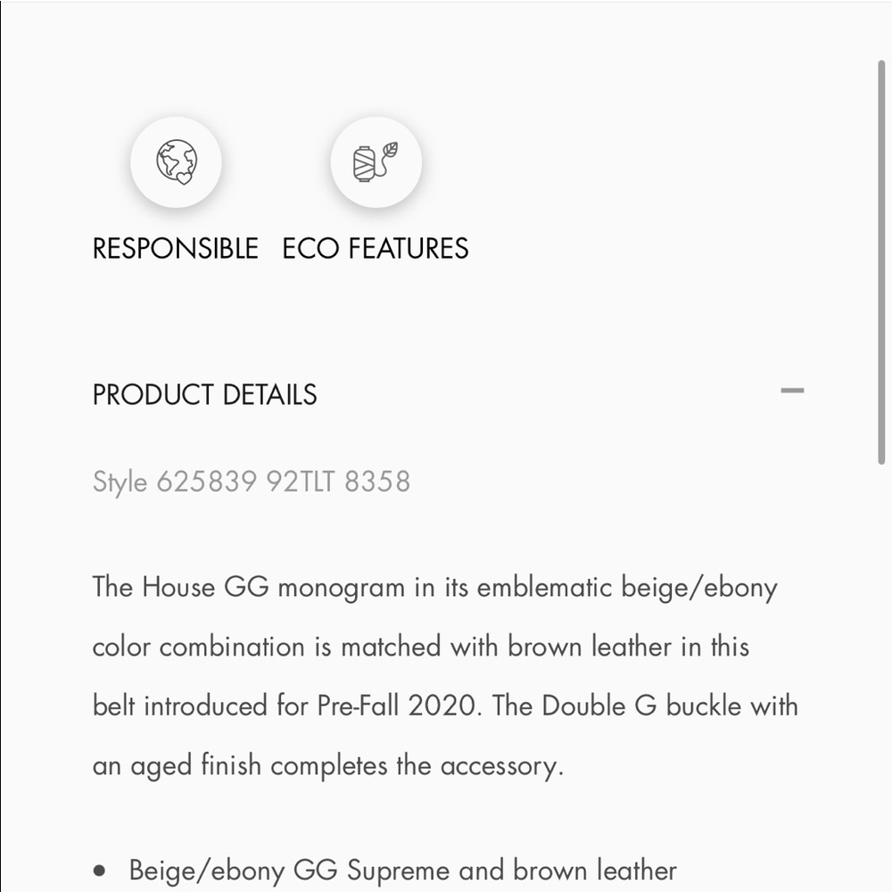 COPY - My authentic Gucci supreme belt!! - Picture 8 of 9